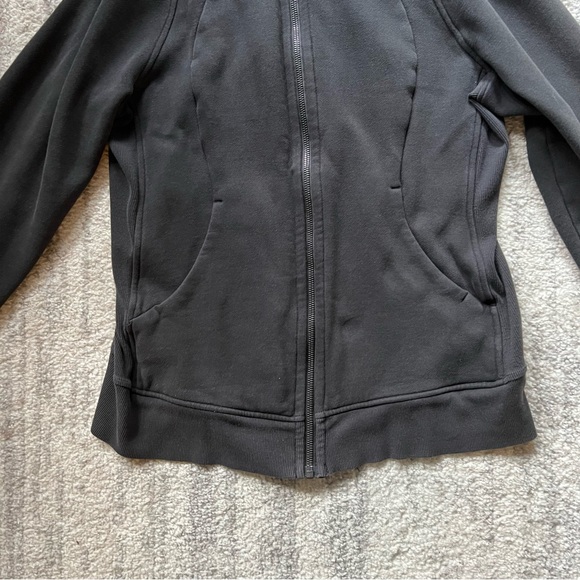 Lululemon Black Full Zip Scuba Hoodie Size 10 - Picture 5 of 15